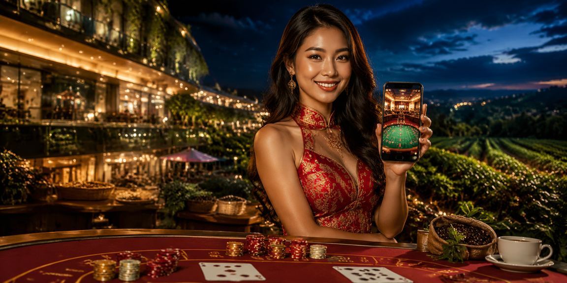 Bàn chơi Live Casino ban đêm tại Thành phố Hồ Chí Minh