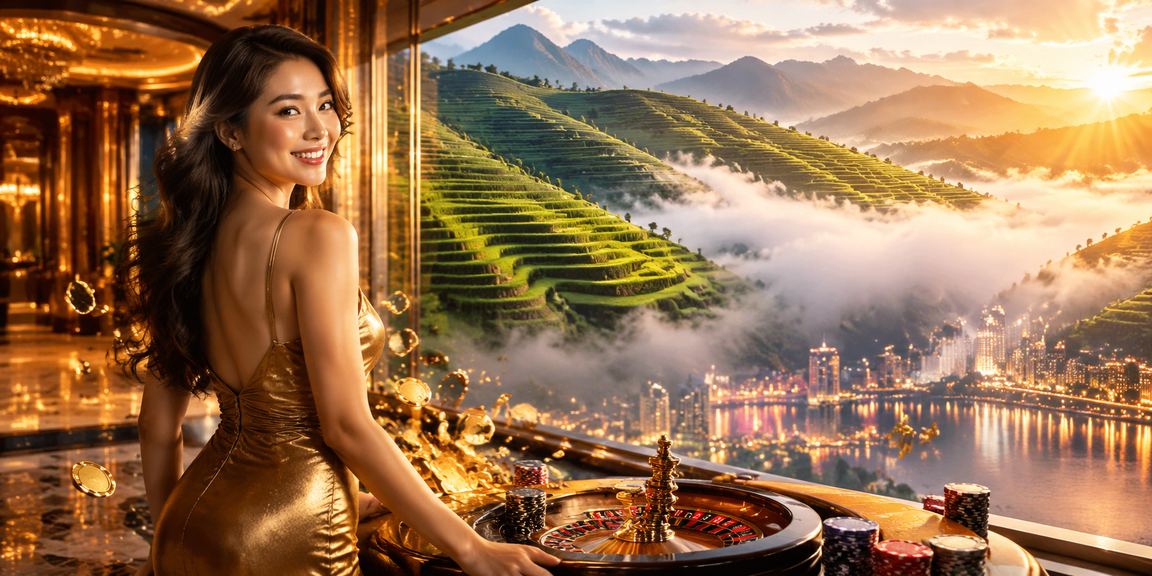 Phụ nữ Việt Nam tại Sa Pa trải nghiệm Roulette trực tuyến trên điện thoại